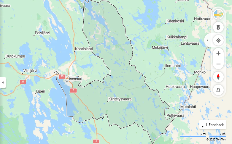 Joensuusta Tampereelle - Etaisyys, Ajo, Liikenne ja Matkustusvaihtoehdot