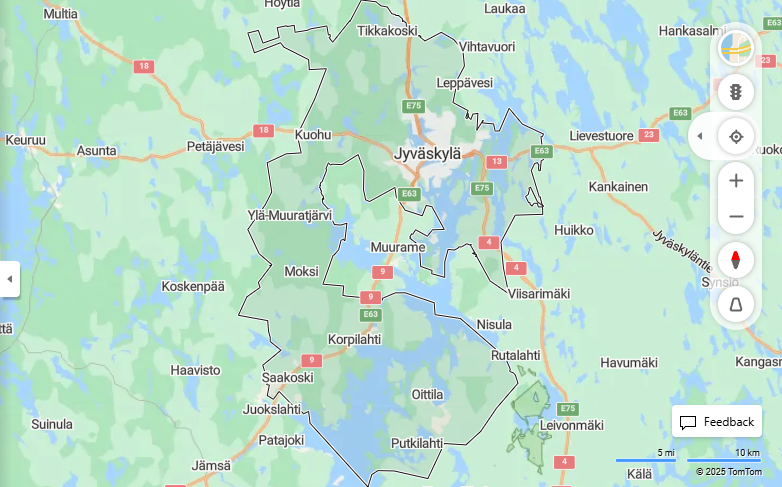 Jyvaskylasta Turkuseen - Etaisyys, Ajo, Kuljetus ja Matkustamisvaihtoehdot