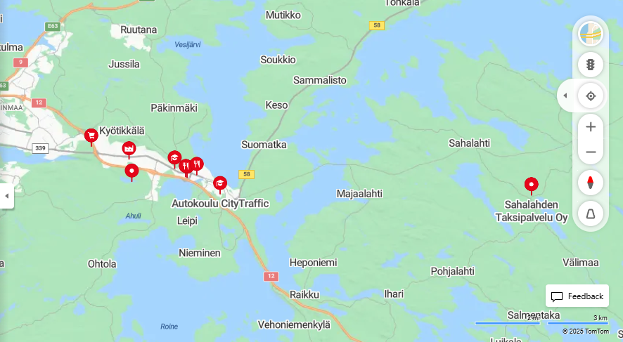 Kangasalta Porvooseen - Etaisyys, Ajo, Liikenne ja Matkustusvaihtoehdot