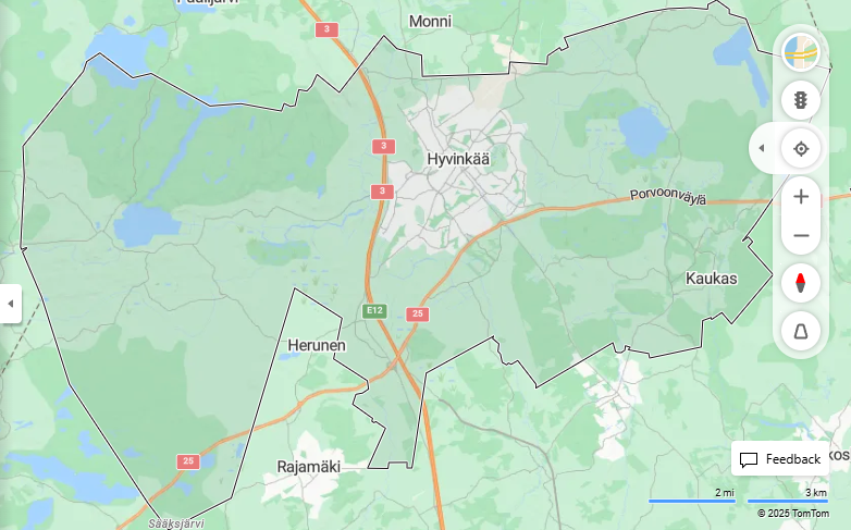 Matka Raumalta Hyvinkaalle - Etaisyys, Ajomatka, Kuljetus ja Matkustusvaihtoehdot