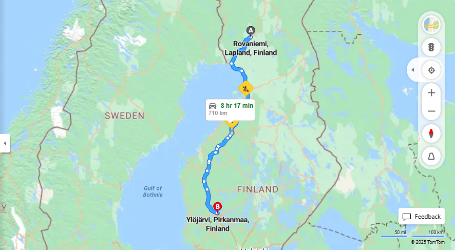 Matka Rovaniemelta Ylojarvelle - Etaisyys, Ajaminen, Liikenne ja Matkustusvaihtoehdot