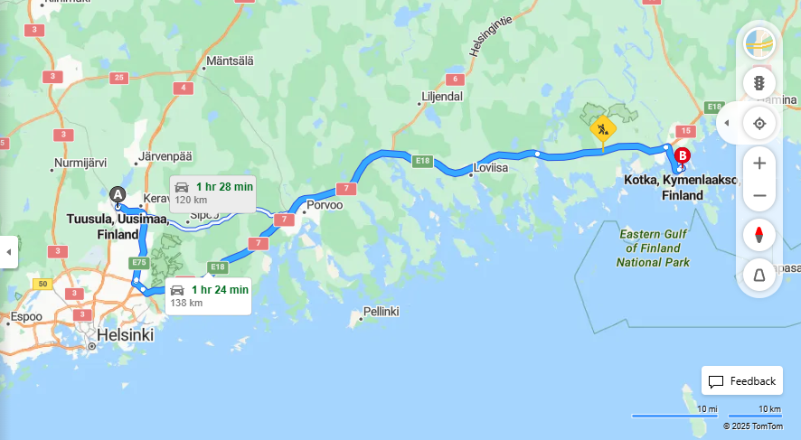 Matka Tuusulasta Kotkaan - Etaisyydet, Kuljetus, ja Matkustamisvaihtoehdot