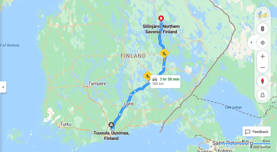 Matka Tuusulasta Siilinjarvelle - Etaisyys, Ajo, Kuljetus ja Matkustamisvaihtoehdot