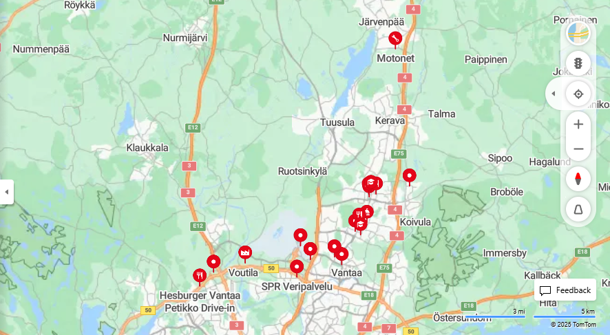 Matka Vantaalta Jarvenpaahan - Etaisyys, Ajaminen, Kuljetus ja Matkustusmahdollisuudet