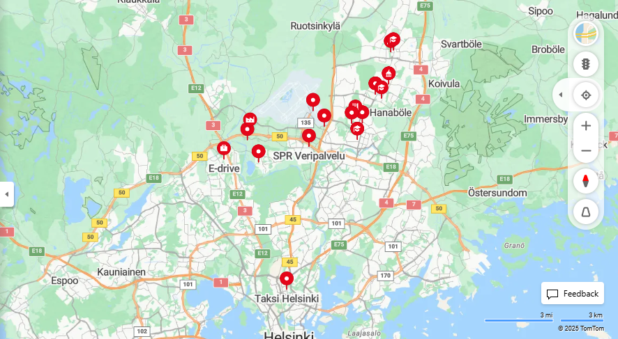 Matka Vantaalta Porvooseen - Etaisyys, Ajo, Kuljetus ja Matkustusvaihtoehdot