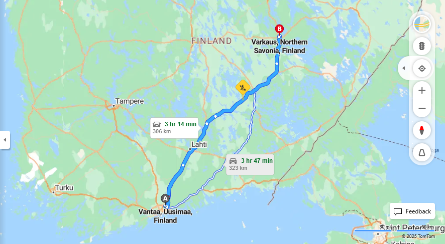 Matka Vantaasta Varkauttiin - Etaisyys, Ajaminen, Kuljetus ja Matkavaihtoehdot