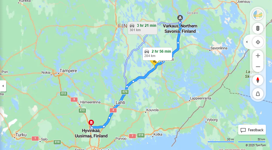 Matka Varkaudesta Hyvinkaalle - Etaisyys, Ajo, Liikenne ja Matkustamisvaihtoehdot