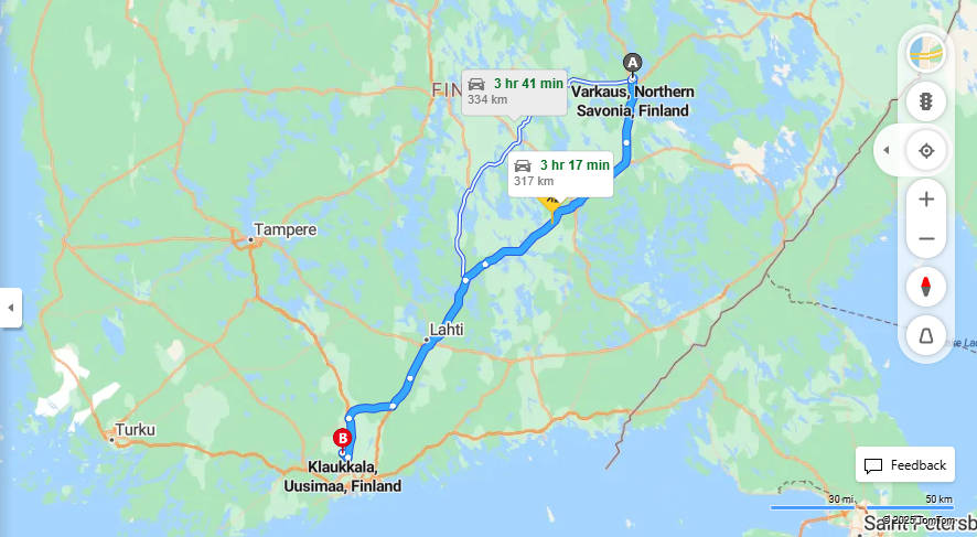 Matka Varkaudesta Klaukkalaan - Etaisyys, Ajo, Liikenne ja Matkustusvaihtoehdot