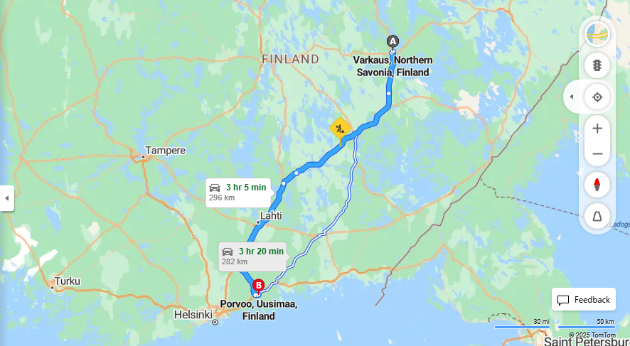 Matka Varkaudesta Porvooseen - Etaisyys, Ajo, Kuljetus ja Matkustusvaihtoehdot