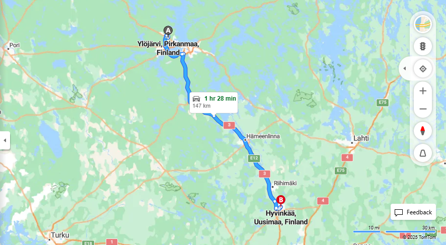 Matka Ylojarvelta Hyvinkaalle - Etaisyys, Ajo, Kuljetus ja Matkustusvaihtoehdot