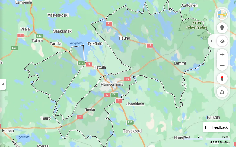 Nokia-Hameenlinna: Etaisyys, Ajo, Kuljetus ja Matkavaihtoehdot